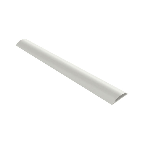 DECORDUCT 35MM X 10MM X 2M HALF MOON TRUNK WHITE - NET-TRUNK-HMON-35-WH