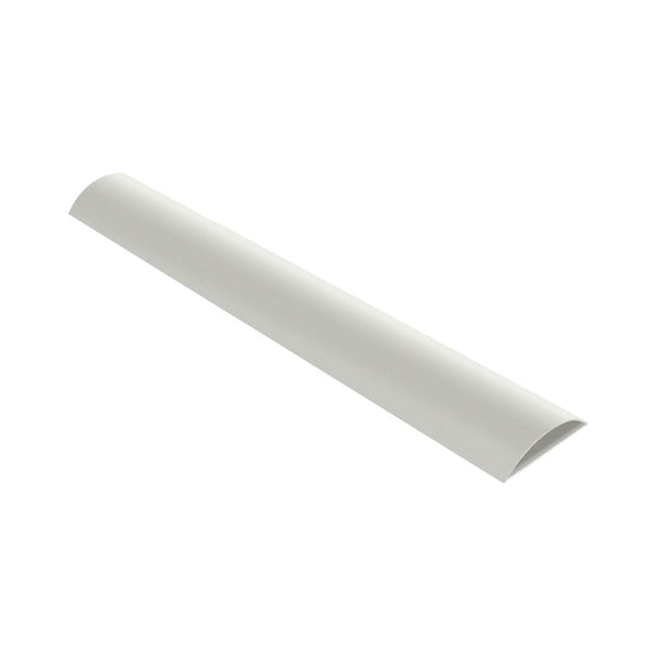 DECORDUCT 50MM X 15MM X 2M HALF MOON TRUNK WHITE - NET-TRUNK-HMON-50-WH