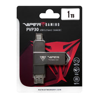 Patriot PVP30 1TB Duo Compact External Portable SSD-PVP301TB28UDG