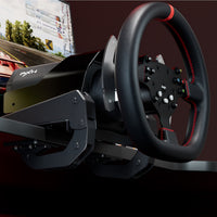 PXN V10 Ultra 270/900° 3.2nm Direct Drive USB Steering Wheel with Hall Effect Dual Pedals-PXN-V10ULTRA
