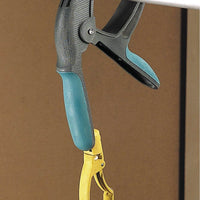 Wolfcraft FZH 50 Spring Clamp 50mm with Hook - Ergonomic Grip, Rotatable Hook, Versatile Clamping Jaws - Shop Now!