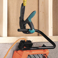 Wolfcraft FZH 50 Spring Clamp 50mm with Hook - Ergonomic Grip, Rotatable Hook, Versatile Clamping Jaws - Shop Now!