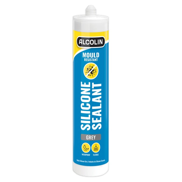 ALCOLIN SILICONE SEALANT 300ML GREY - 056-53