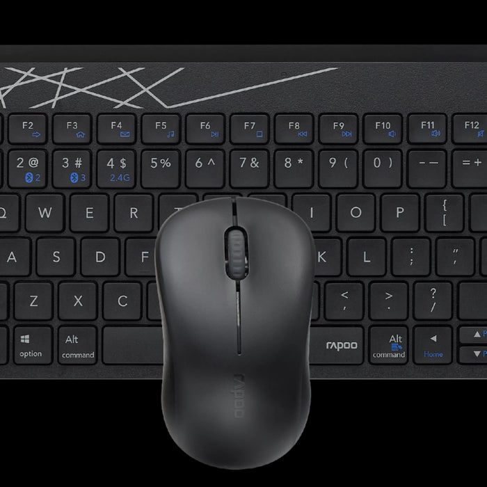8000GT - Multi-mode wireless keyboard and mouse combo - Mini - RAPOO 8000GT