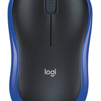 Logitech - Logitech M185 - Wireless Mouse - Blue - Logitech M185 - Blue Logitech