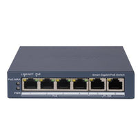 Hikvision Security - 4Ports L2  Smart Managed  4 Gigabit RJ45 PoE ports  2 Gigabit RJ45 port - DS-3E1506P-EI Hikvision Security