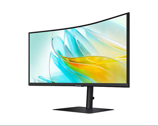 Samsung LS34C652U  34" S65UC ViewFinity WQHD USB-C Monitor with KVM Switch  UWQHD (3440 x 1440) 100Hz 5ms AMD FreeSync 1000R Curved Desktop Monitor - SAMSUNG LS34C652UA