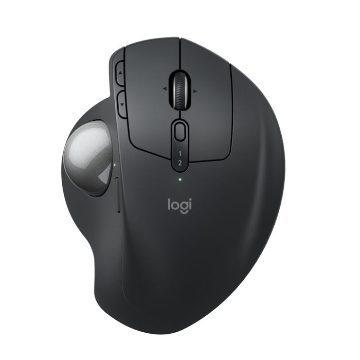 Logitech - Logitech MX Ergo S - Wireless - Trackball - Bluetooth - Graphite - Logitech MX Ergo S Logitech