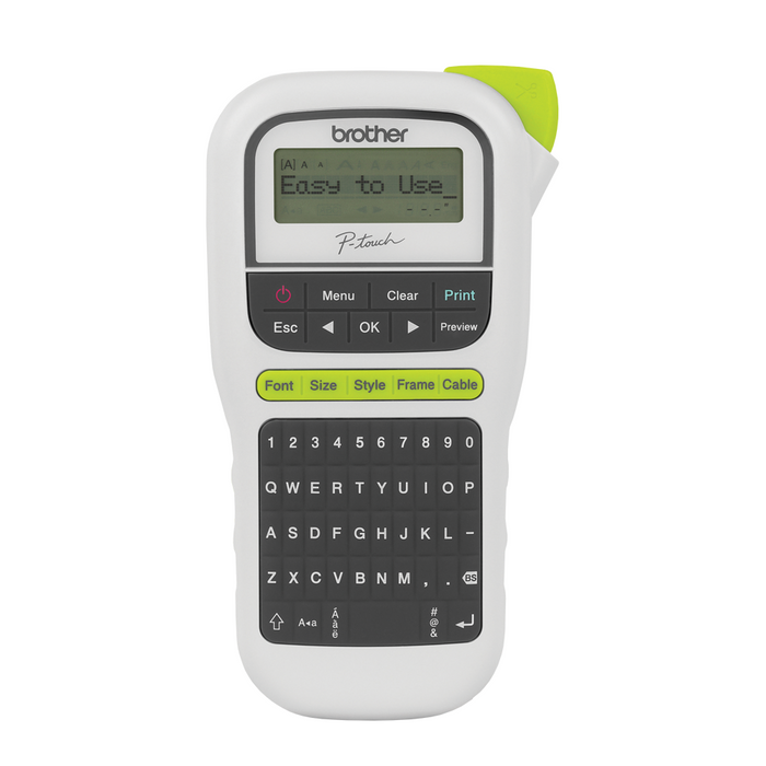 Brother - Brother P-Touch Handheld 2 line Label Printer/ 6-12MM tape - PT H110 Brother