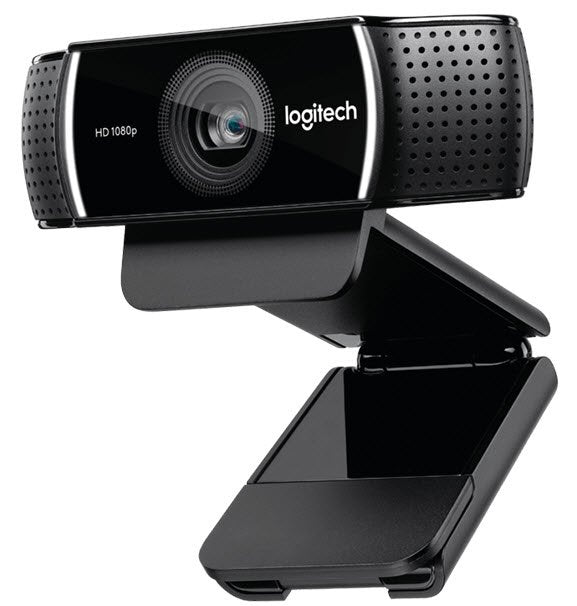 Logitech - Logitech C922 Pro - Webcam - Stream edition - USB - Black - Includes tri-pod - Logitech C922 Pro Logitech