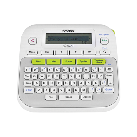 Brother Handheld 2 Line Label Printer/ 6-12MM tapes - PT D210