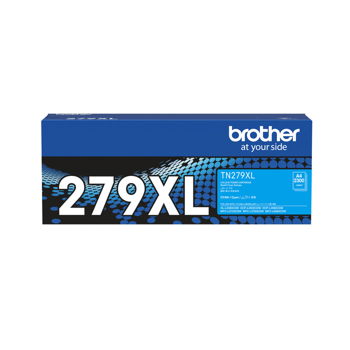 Brother - Brother / High Yield Cyan Toner Cartridge for MFC-L8390CDW/ MFC-L3760CDW - TN-279XLC
