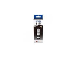 Epson - Epson 115 Ink Bottles Pigment Black 70ml EcoTank L8160 6200 pages 2300 Photos - T07C14A Epson
