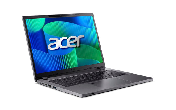 Acer - Acer TravelMate TMP214-55-G2-TCO-52S3 14" WUXGA IPS SlimBezel LTE Intel Core 5-120U 16 GB DDR5 Memory 1024GB PCIe NVMe SSD Micro SD card reader WIFI6E+BT WIFI 6E 2X2 BT INTEL CNVi FRP Reader FHD IR camera 53Wh Li-ion battery 65W TypeC adapter Wi...