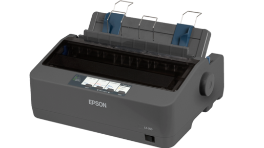 Epson - Epson 80Column 9Pin DotMatrix USB Bidirectional Parallel RS-232 4 + 1 Original - LX-350 Epson