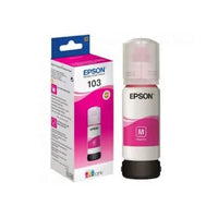 Epson - Epson 103 Ink Bottles Magenta 65ml EcoTank L1110 / L1250 / L3110 / L3150 / L3210 / L3211 / L3250 / L3252 / L3550 / L3560 / L5190 7500 pages - T00S34A Epson