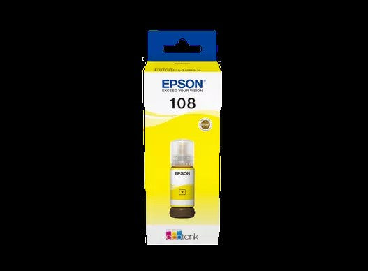 Epson - Epson 108 Ink Bottle Yellow 70ml for L8050 / L18050 - T09C44A Epson