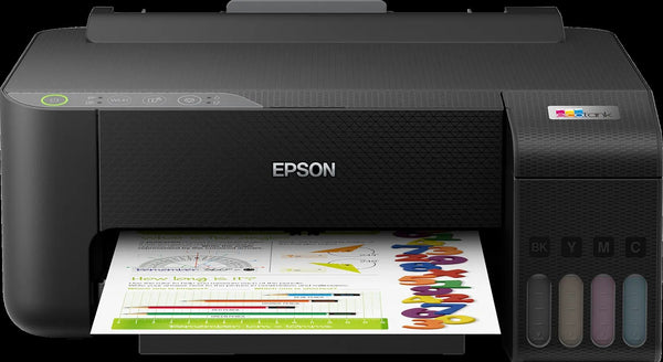 Epson - Epson 33ppm Mono 15ppm Colour A4 Single Function USB Wifi/Wifi Direct incl 1 set of ink (2 x Black) - L1250 Printer Epson