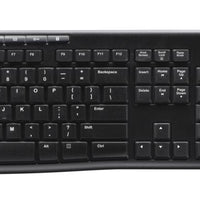 Logitech MK270 - Wireless Keyboard and Mouse combo - Black - USB - Logitech MK270