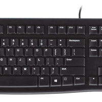 Logitech K120 - Wired Keyboard - Black - USB - Logitech K120