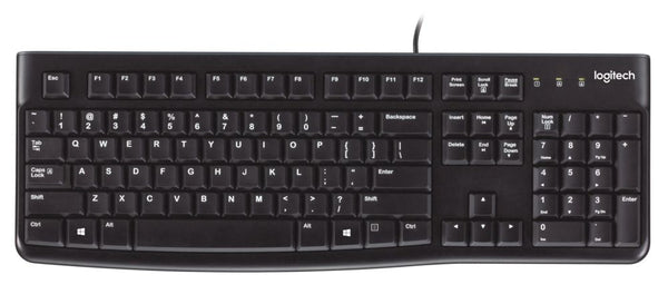 Logitech - Logitech K120 - Wired Keyboard - Black - USB - Logitech K120