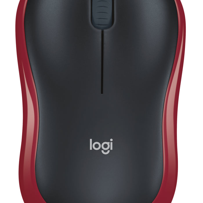 Logitech - Logitech M185 - Wireless Mouse - Red - Logitech M185 - Red Logitech