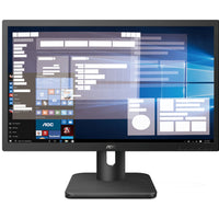 Samsung Components - AOC Monitor 19.5”  HD+ 1600x900  HDMI  VGA  VESA  Flicker Free Low Blue Mode  Internal Power Supply 3YR Warranty - AOC 20E1H Samsung Components