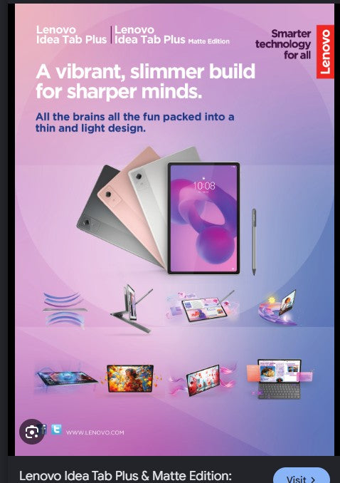 Lenovo Consumer - TB336ZU IdeaTab Matt Edition / Grey / 11