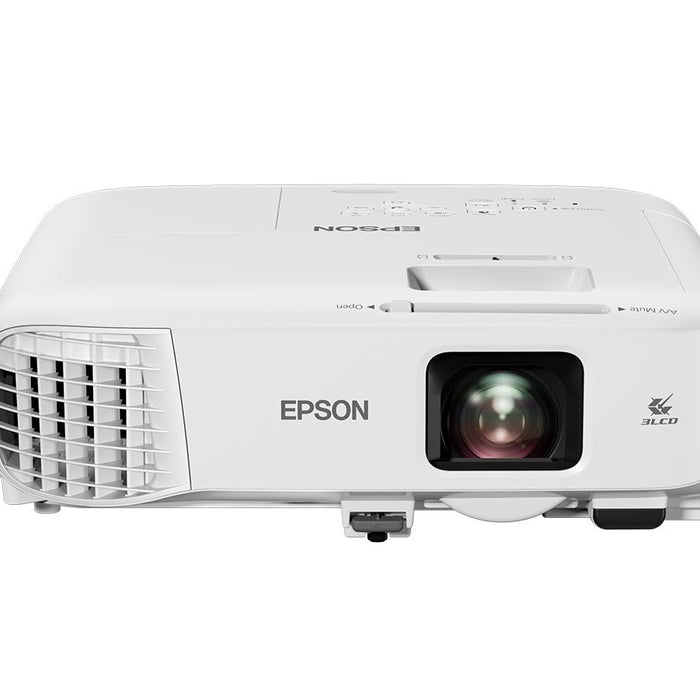 Epson - Epson 4200lm WXGA 1280x800 16:10 Lamp USB 2VGA 2HDMI RS-232C Wi-FiOptional NoBag White Mobile/Install - EB-982W Epson
