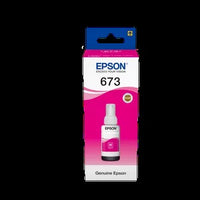 Epson - Epson 673 Ink Bottles Magenta 70ml EcoTank L800 /810 / 850 / 1800 - T67334A Epson