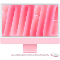 24-INCH IMAC WITH RETINA 4.5K DISPLAY: APPLE M4 CHIP WITH 8‑CORE CPU AND 8‑CORE GPU  16GB  256GB SSD - PINK - MWUG3