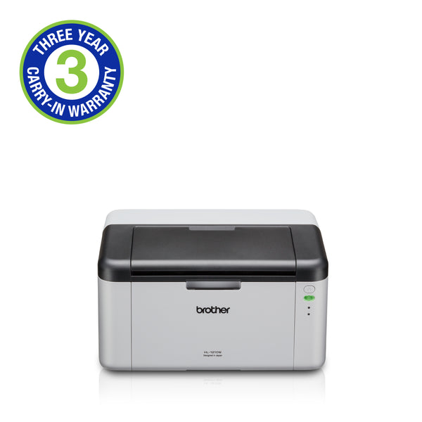 Brother 20PPM Mono Laser Printer (3YR Carry in) - HL1210W