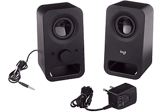 Logitech - Logitech Z150 - Stereo Speaker - Midnight Black - 3.5mm - Logitech Z150