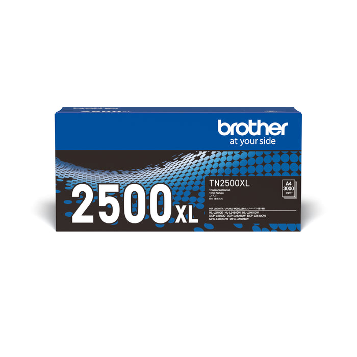 Brother - Brother High Yield Black Toner for DCP-L2640DW/ MFC-L2805DW/ MFC-L2885DW - TN-2500XL Brother