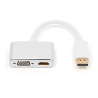 Mecer - DP TO HDMI/VGA ADAPTOR WITH AUDIO - DTHV02 Mecer