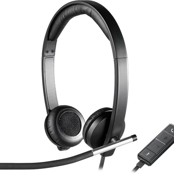 Logitech VC - Logitech VC - Headset H650e Stereo (Double ear) USB - 981-000519 Logitech VC