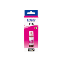 Epson - Epson 115 Ink Bottles Magenta 70ml EcoTank L8160 6200 pages 2300 Photos - T07D34A Epson