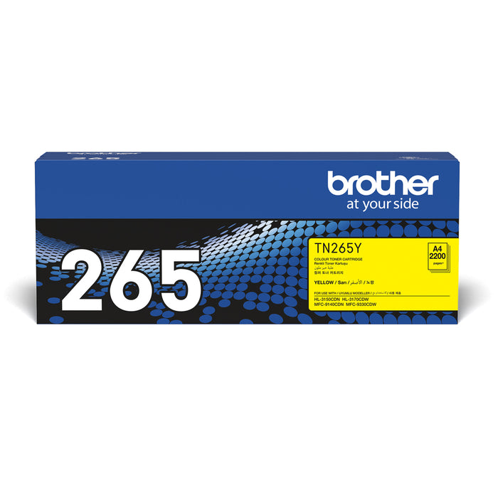 Brother - Brother / Yellow Toner Cartridge for HL3150CDN/ HL3170CDW/ MFC9140CDN/ MFC9330CDW - TN-265Y Brother