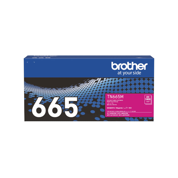 Brother - Brother / Standard Magenta Toner Cartridge for HL-L8430CDW/ MFC-L8730CDW/ MFC-L8970CDW - TN-665M Brother