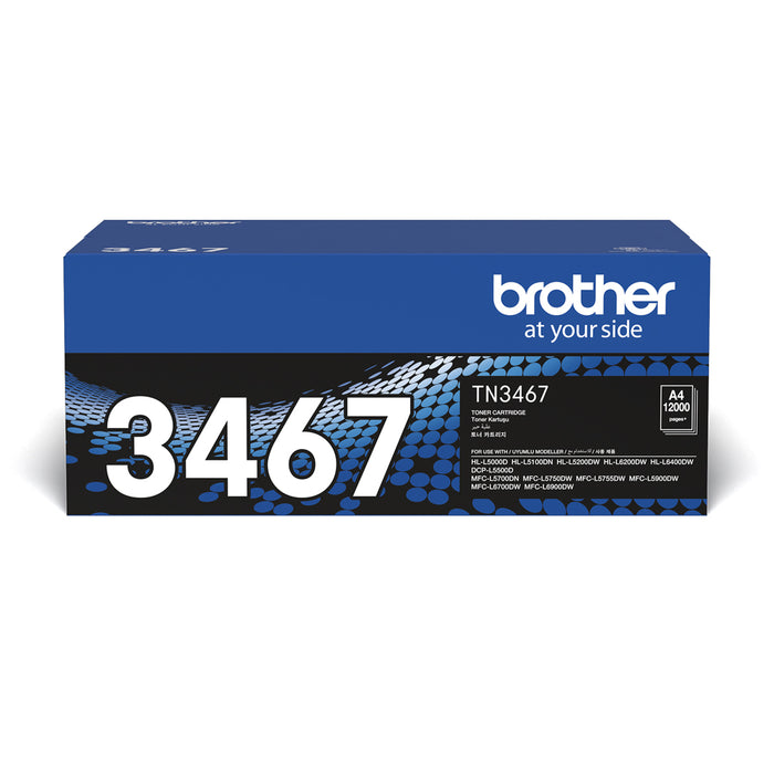 Brother - Brother / High Yield Black Toner Cartridge for HLL5200DW/ HLL6400DW/ MFCL5700DN/ MFCL5900DW/ MFCL6900DW - TN-3467 Brother