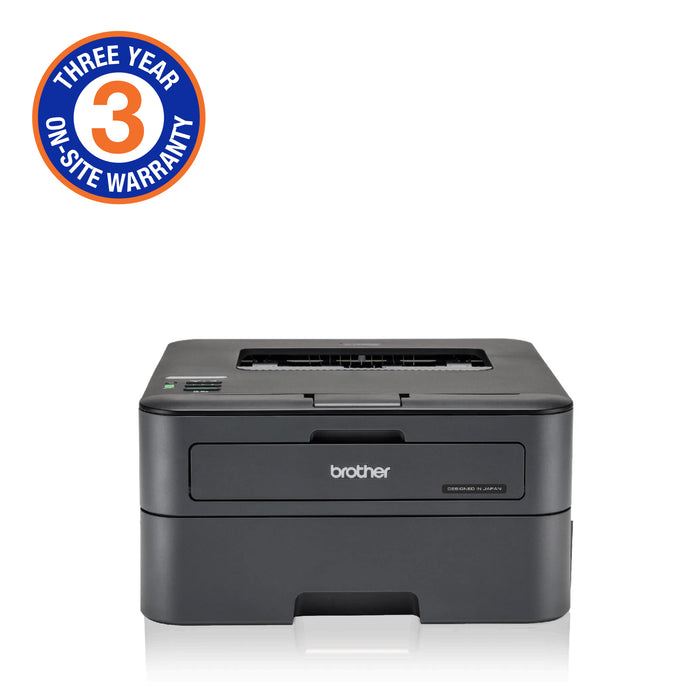 Brother - Brother High-Speed Mono Duplex Laser Printer with wired and wireless network capability (3YR Onsite) - HLL2365DW Brother