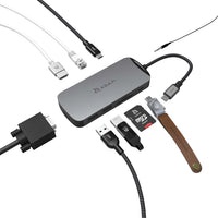 Apple - Adam Elements Casa Hub X USB-C 10-in-1- Space Grey - AAPADHUBXGY Apple