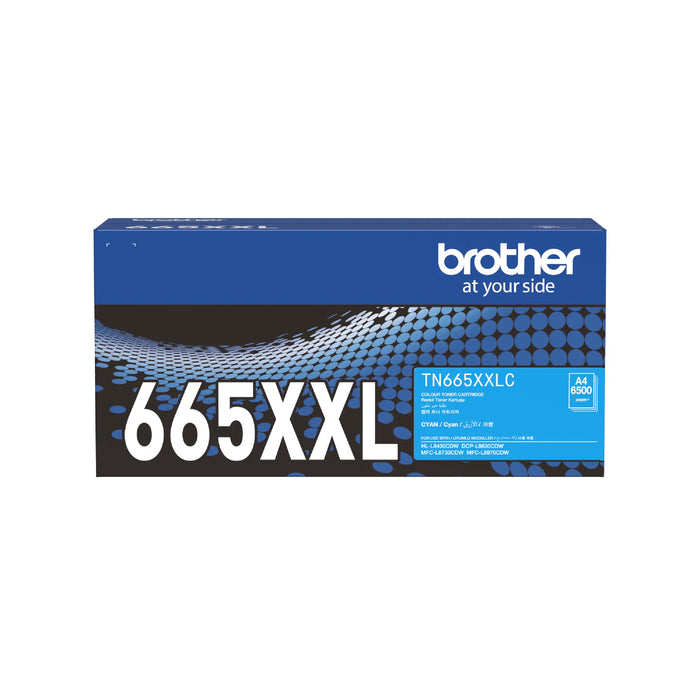 Brother - Brother Super High Yield Cyan Toner Cartridge for HL-L8430CDW/ MFC-L8730CDW/ MFC-L8970CDW - TN-665XXLC Brother