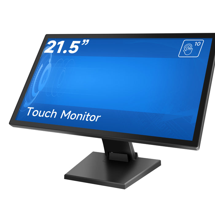 Mecer - MECER 21.5'' 16x9 IPS LED Monitor- BLACK/ 10 Points Touch Projected Capacitive. - TM-2155 Mecer