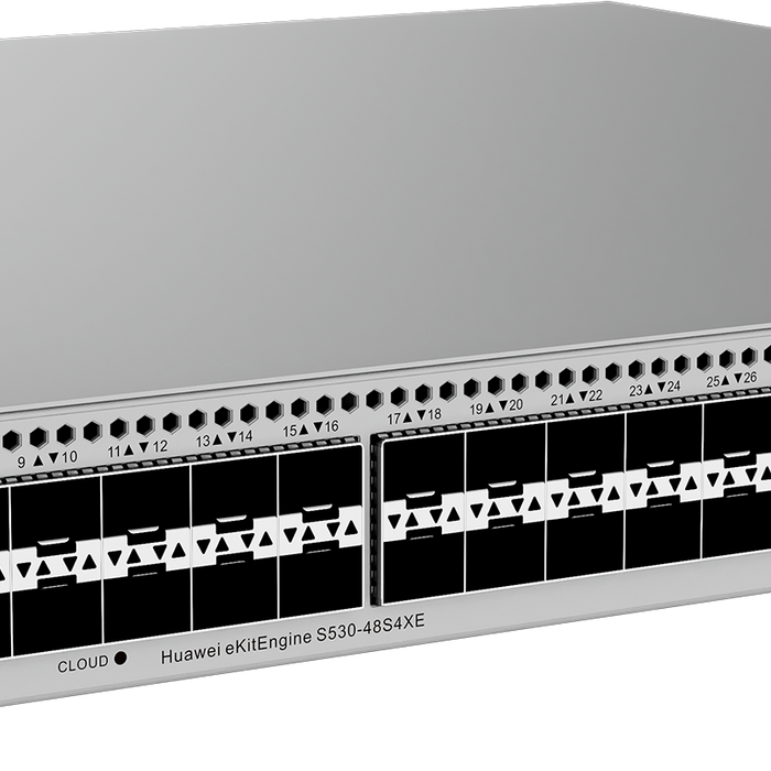 Huawei Soho - S530-48S4XE 48*GE SFP ports 4*10GE SFP+ ports 2*12GE stack ports with 1*AC power module - 98012558 Huawei Soho