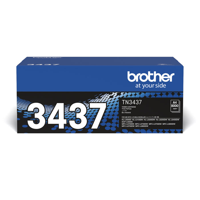 Brother - Brother / Standard Yield Black Toner Cartridge for HLL5200DW/ HLL6400DW/ MFCL5700DN/ MFCL5900DW/ MFCL6900DW - TN-3437 Brother