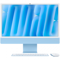 24-INCH IMAC WITH RETINA 4.5K DISPLAY: APPLE M4 CHIP WITH 10‑CORE CPU AND 10‑CORE GPU  16GB  256GB SSD - BLUE - MWV13