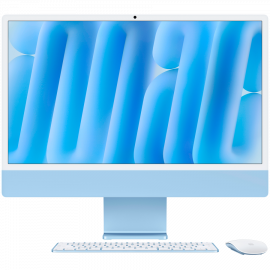 24-INCH IMAC WITH RETINA 4.5K DISPLAY: APPLE M4 CHIP WITH 10‑CORE CPU AND 10‑CORE GPU  16GB  256GB SSD - BLUE - MWV13