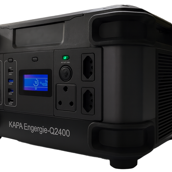 Sustainable Energy - KAPA Energy Q2400 Portable Power Station 2400W/1700WH - 1 Year Warranty - SOL-I-KP-2400 Sustainable Energy