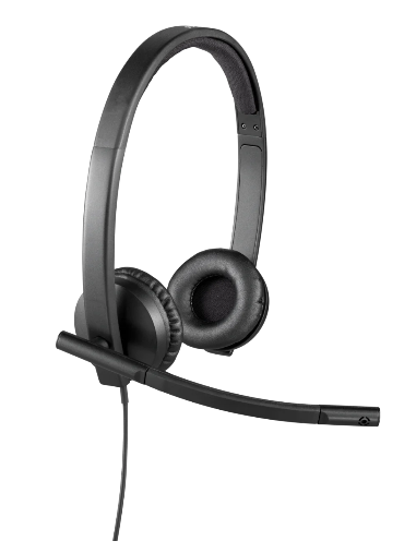 Logitech VC - Logitech VC - Headset H570e Stereo (Double Ear) USB - 981-000575 Logitech VC